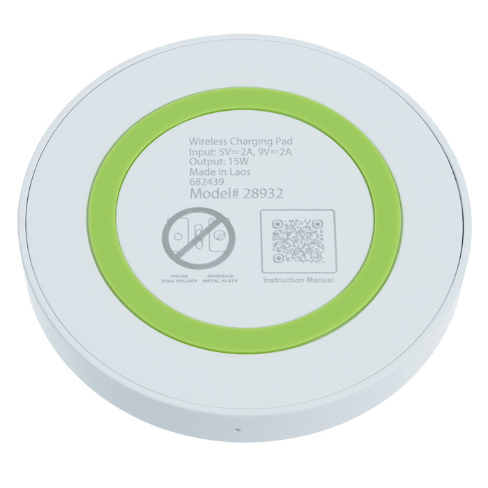 15W Wireless Charging Pad back full
